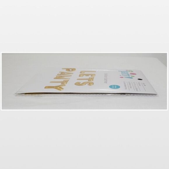 2 New Gold Balloon Pet Banner - Picture 5 of 10